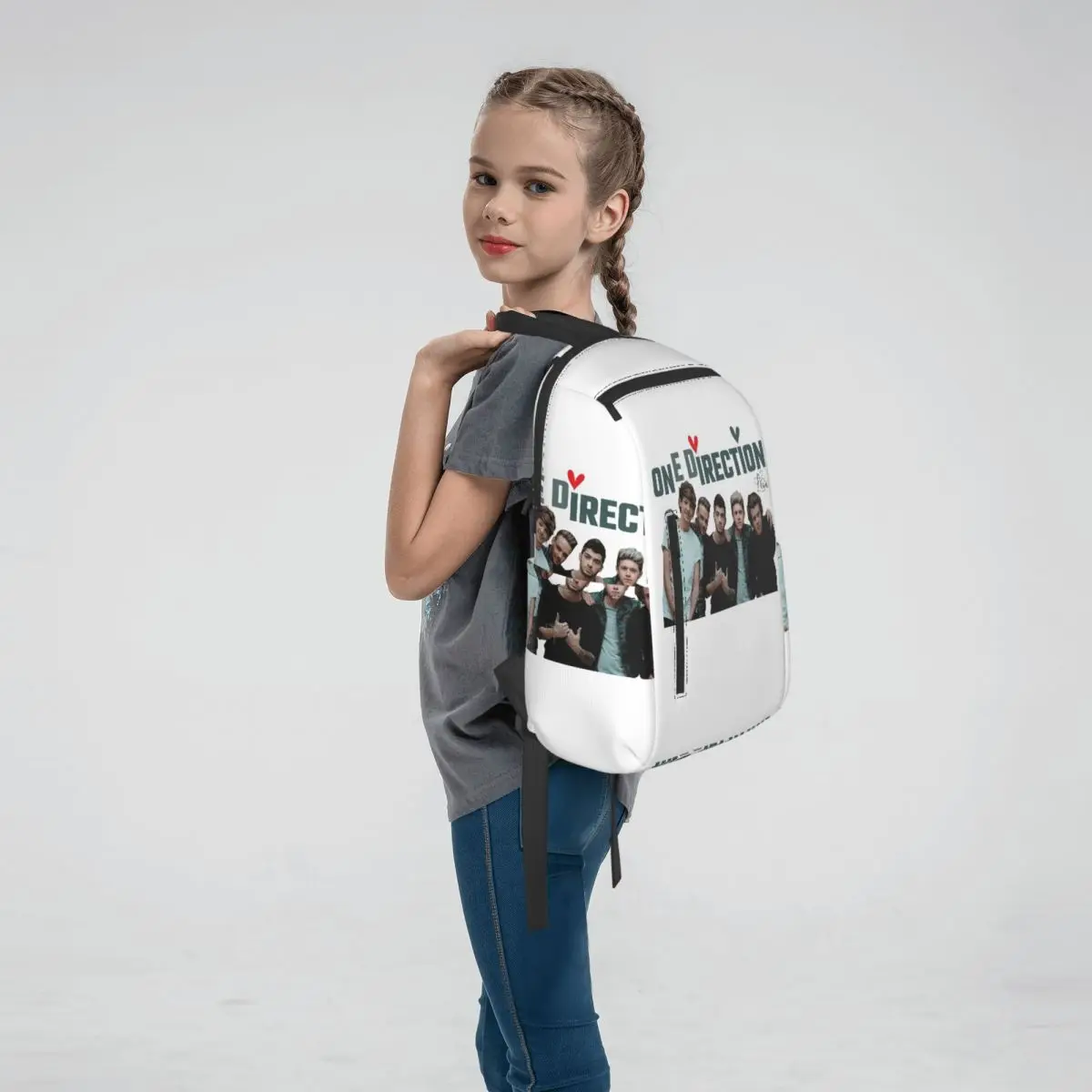 One DIrection Love Backpack Daypack Boys Girls BookBag School Bag Shoulder Bags for Men Women