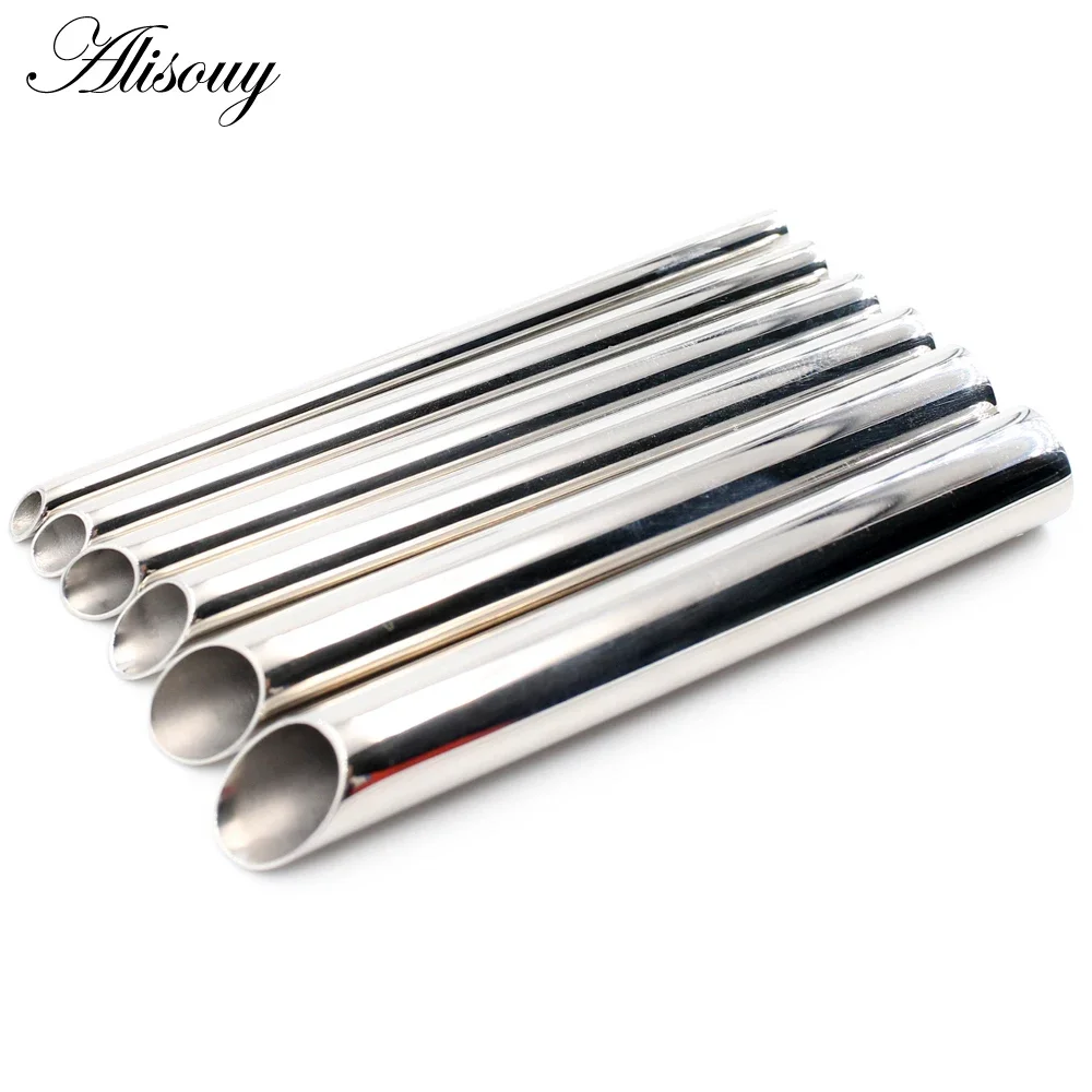 Alisouy 1PC Stainless Steel Piercing Receiver Receiving Needle Tube Holding Pierced Body Jewelry Tools 0G-12G For men women