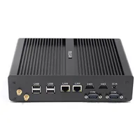 Hystou Fanless Gaming Desktop Computer Core I7 5500U Hardware 2*RS232 Micro Industrial PC
