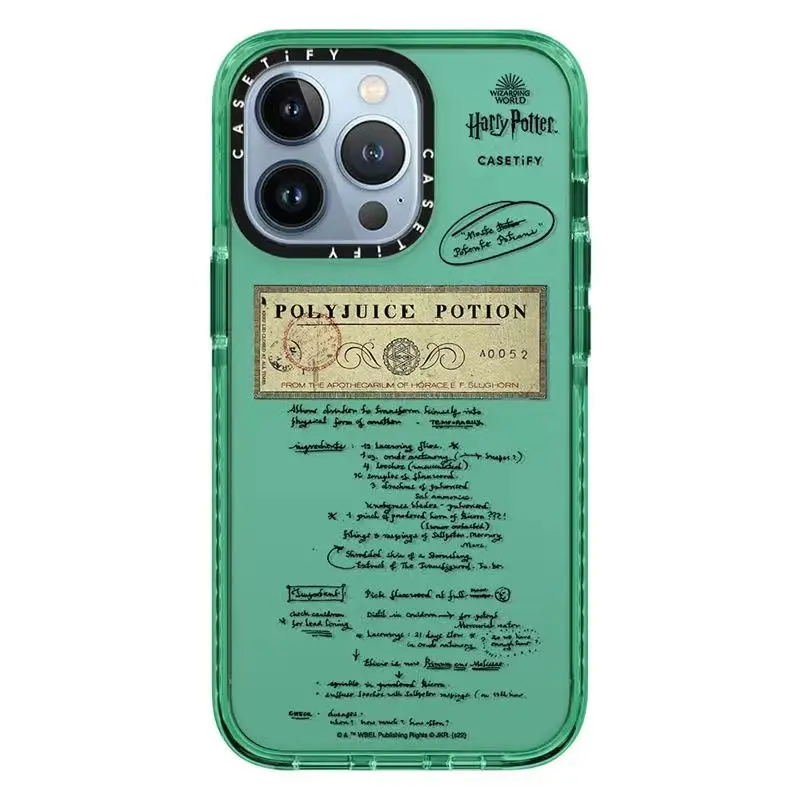 Capa de Celular Anime Magic Boy Cartoon Honeydukes para iPhone 17 16 15 14 13 12 Pro Max X XS Max XR SE 7 8, Capa Traseira Antichoque