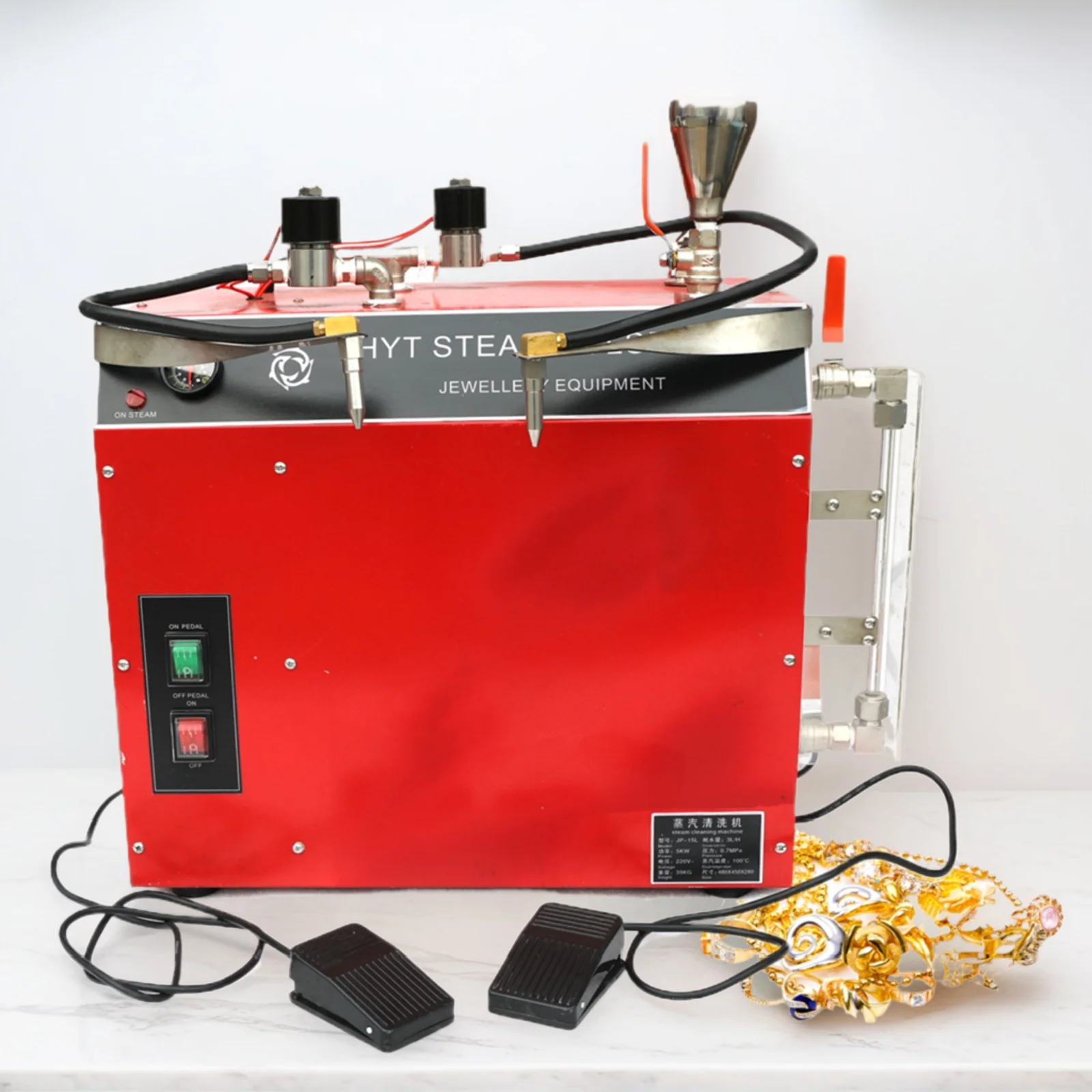 Kinway 6L 12L 15L Steam Cleaner Machine Professional Electric Jewelry Steam Cleaning Machine Gold &Silver Gem Washer Equipment