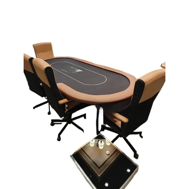Texas Hold'em Table Full Set, Packing Set Poker Table Including Chair Card Table Including Lid