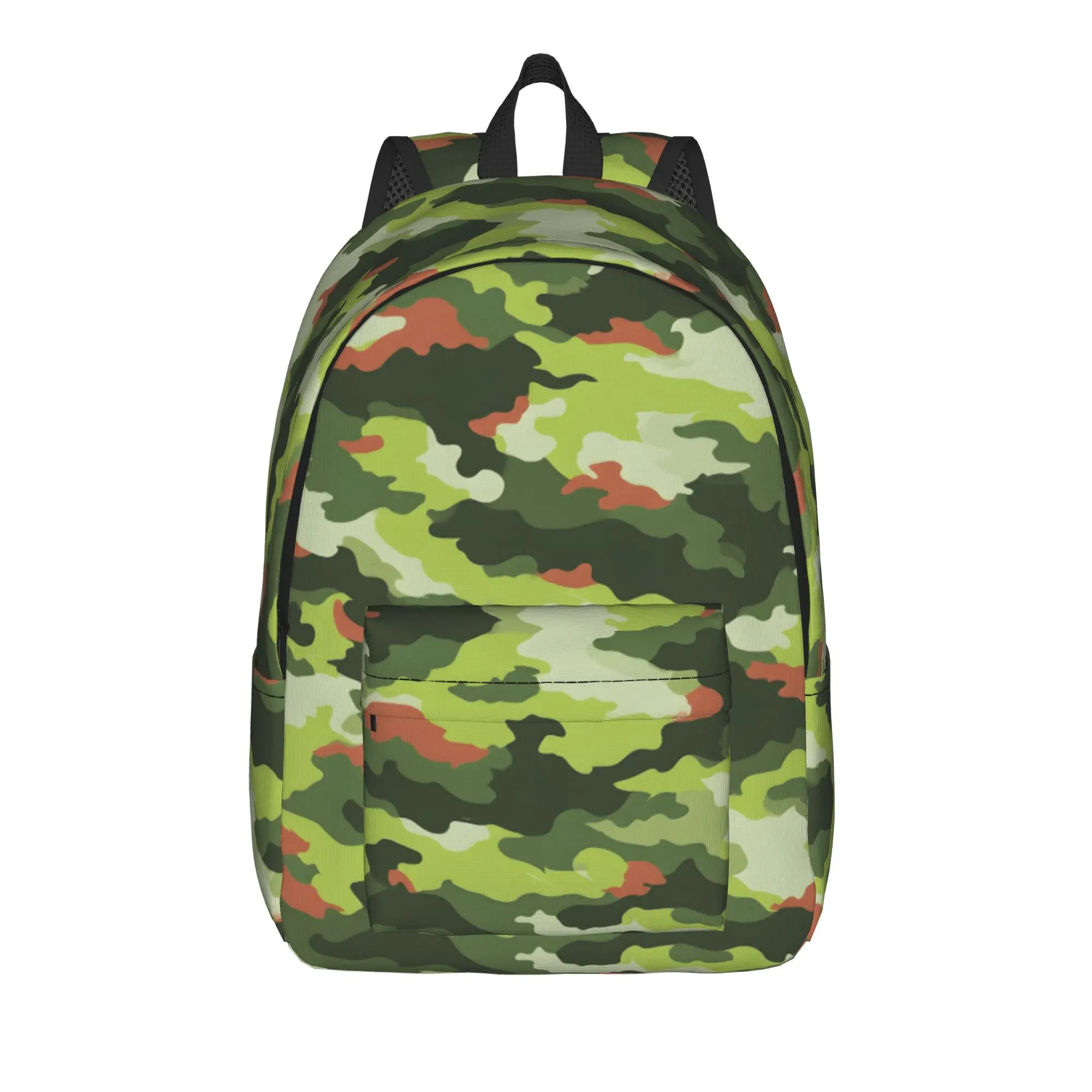 Camo Camouflage Backpack for Men Women Teenage High School Hiking Travel Daypack  Laptop Computer Canvas Bags with Pocket