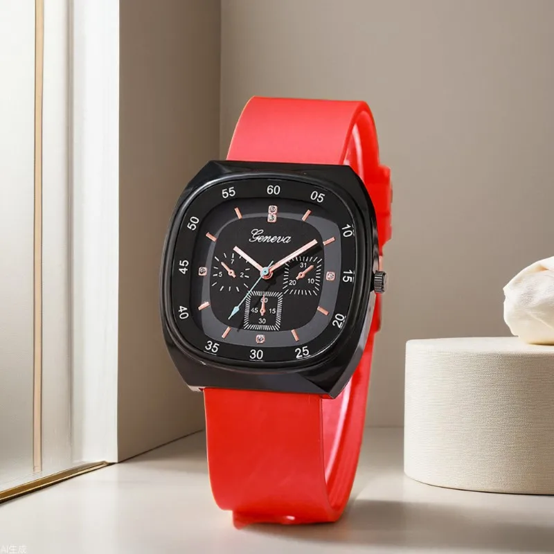 Women's Watches Ultrathin Silicone Ladies Watch Bracelet Large Dial Korean Style Female Students Fashion Quartz Wristwatch Reloj