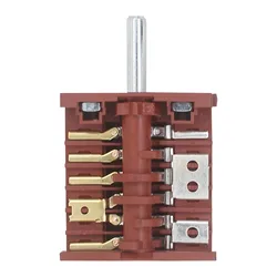rotary Electrical Heater Power knob Switch  16A 250V gear switch Multi range stove oven switch FD103M 6+0