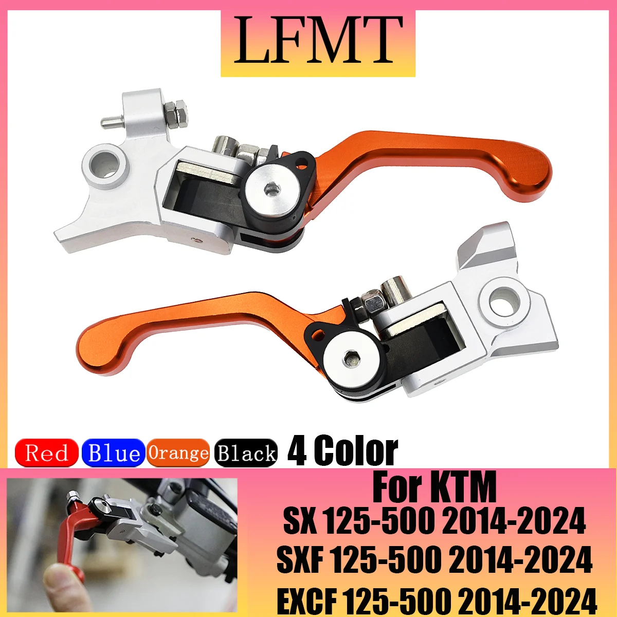 

Motorcycle 2024 CNC Clutch Brake Lever For KTM 125 150 250 300 350 450 500 EXC EXC-F SX SX-F XC XC-F XCF-W TPI 2014-2022 2023