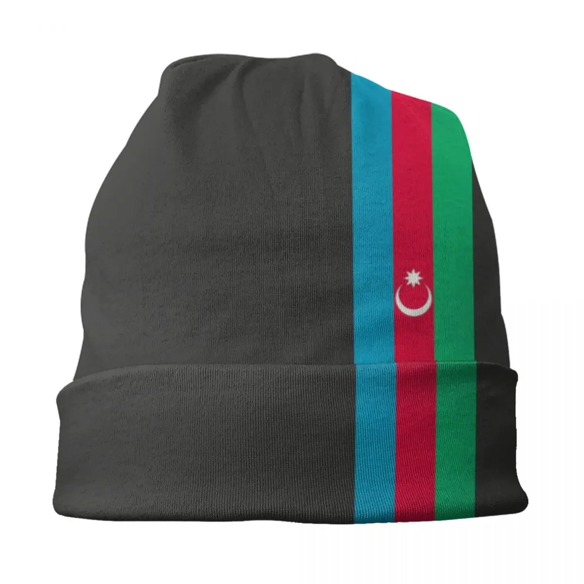 Azerbejdżan Stripe Flag czapka czapka Unisex Winter Warm Bonnet Homme czapka z dzianiny narty terenowe Skullies czapki czapki dla mężczyzn kobiet