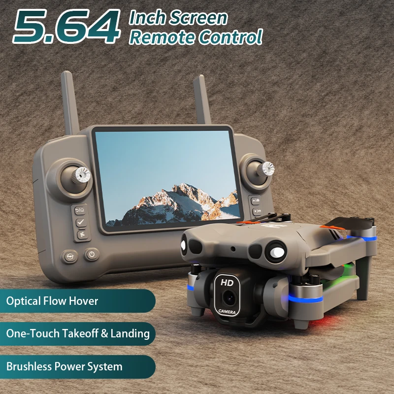 LYZRC New L700 Plus RC Drone 5.6'' HD FPV Screen Better Quality Than GT50 Drone Brushless Motor 1080 Gesture Aerial Photography
