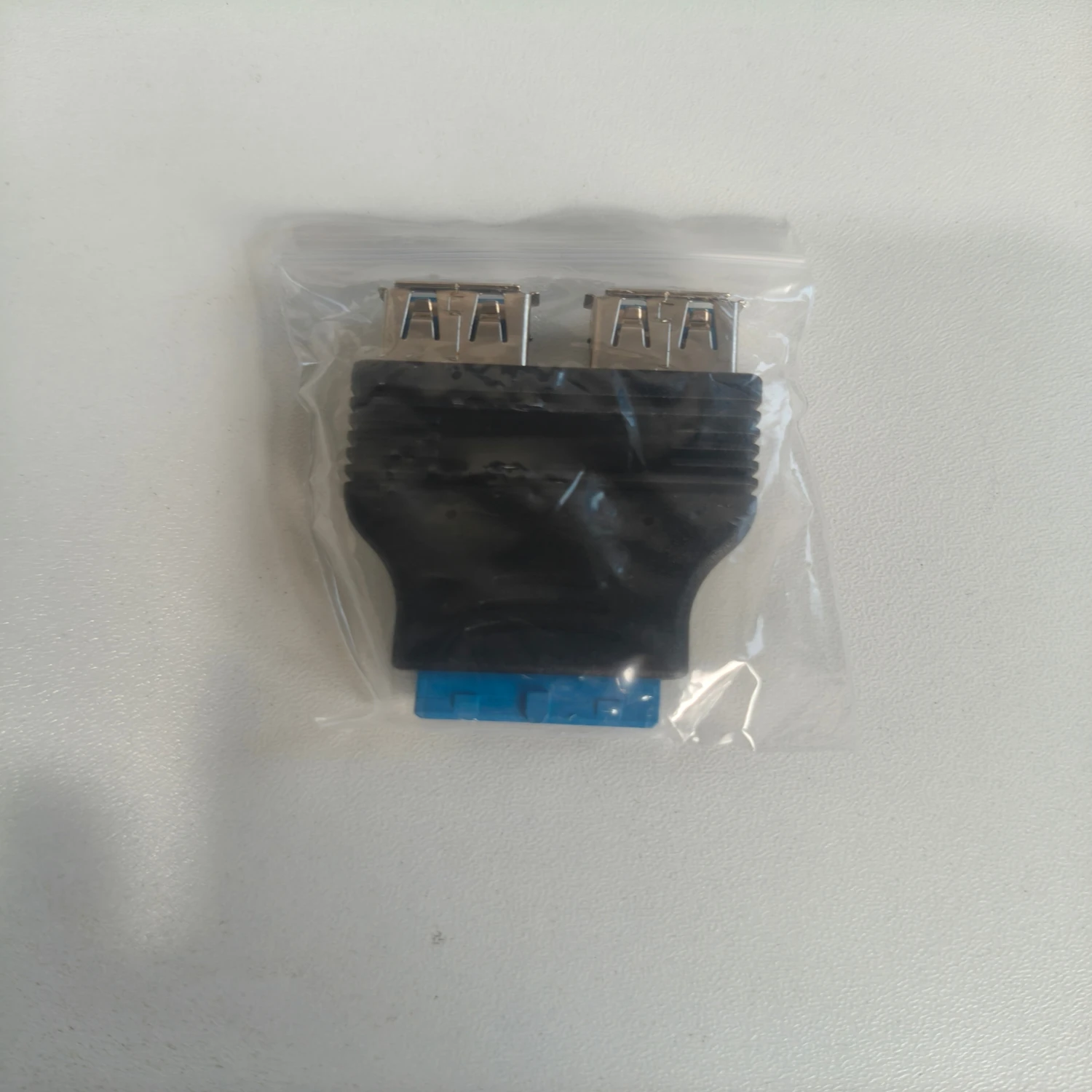 

New Motherboard 2 Ports USB 3.0 A Female to 20 Pin Header Female Adapter Connector