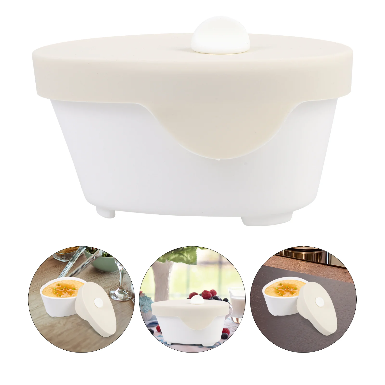 

Ceramic Stew Pot Stewing Bowl with Lid Safe High Temperature Kitchen Essential Soup Holder Soup Bowl with Lid Kitchen Tableware