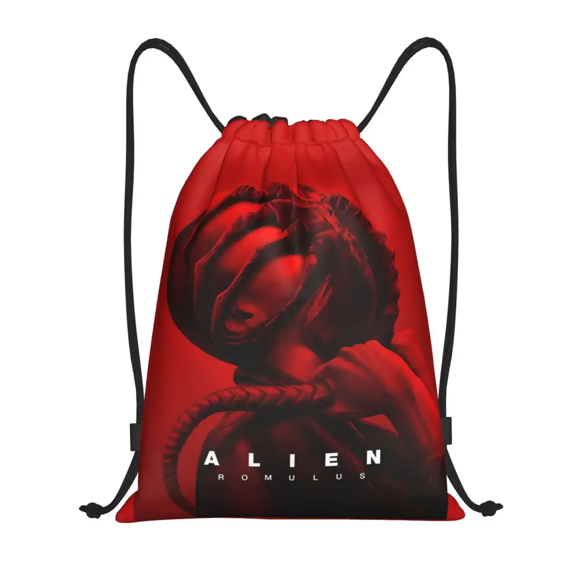 

Рюкзак Alien Romulus из фильма «ужасы» на шнурке, спортивный рюкзак для тренажерного зала, водостойкие Сумки на шнурках для йоги