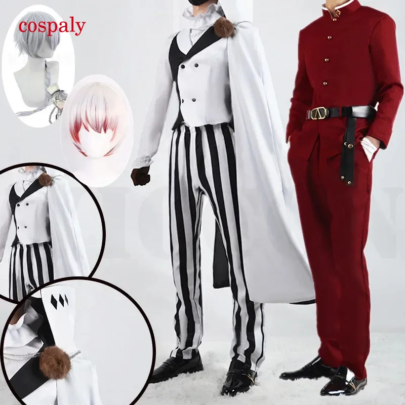 Bungou Stray Dogs 4Th Season Nikolai Gogol Cosplay Anime Saigiku Jouno Genichirou Fukuchi Teruko Okura Halloween Uniform Costume