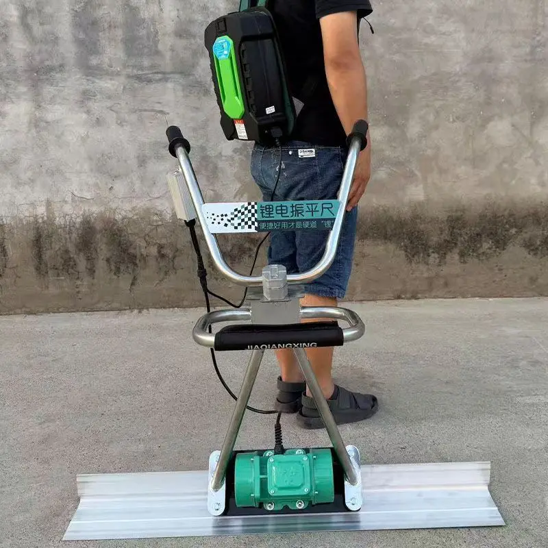 Concrete Cement Vibratory Screed Leveling Film Covering All in One Machine Lithium Battery Vibrator Leveling Vibrator