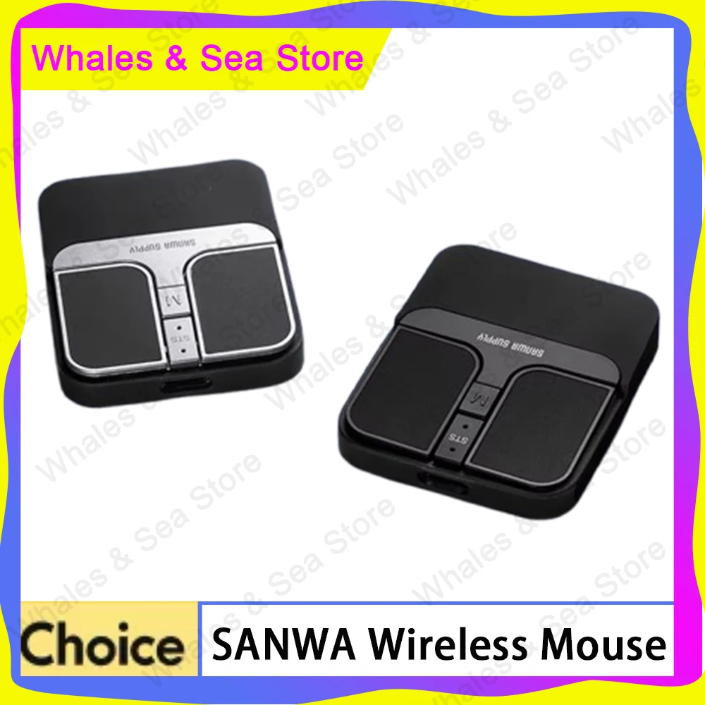

Японская беспроводная мышь SANWA Bluetooth, двухрежимная мини-мышь для мобильных телефонов и компьютеров, перезаряжаемая, бесшумная, тонкая (0,9 см), портативная
