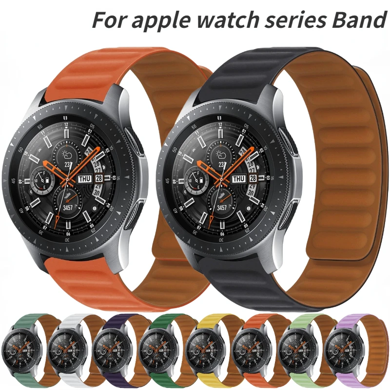 

20mm 22mm Silicone Magnetic Strap For Samsung Galaxy Watch 6/5/4Gear S3 Amazfit GTR/GTS Sports Band Huawei Watch 3 GT 3 Pro Belt