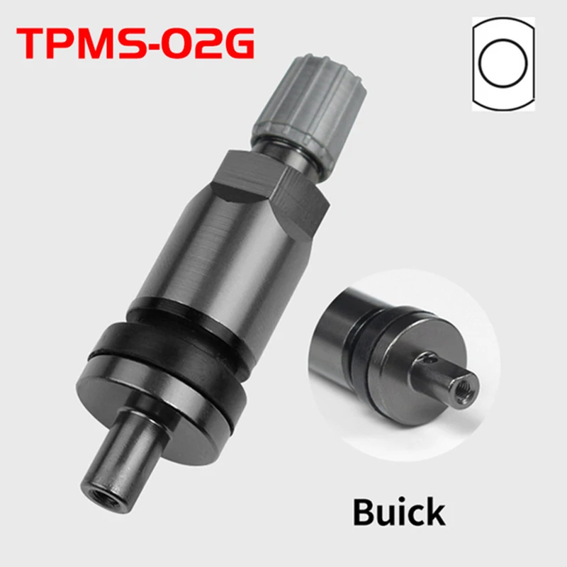 TPMS-02H Tire Valves For Buick Cadillac Chevrolet Raptor Mondeo GMC Volvo Aluminum alloy Car Valve Stem Tire Sensor Kit Valves