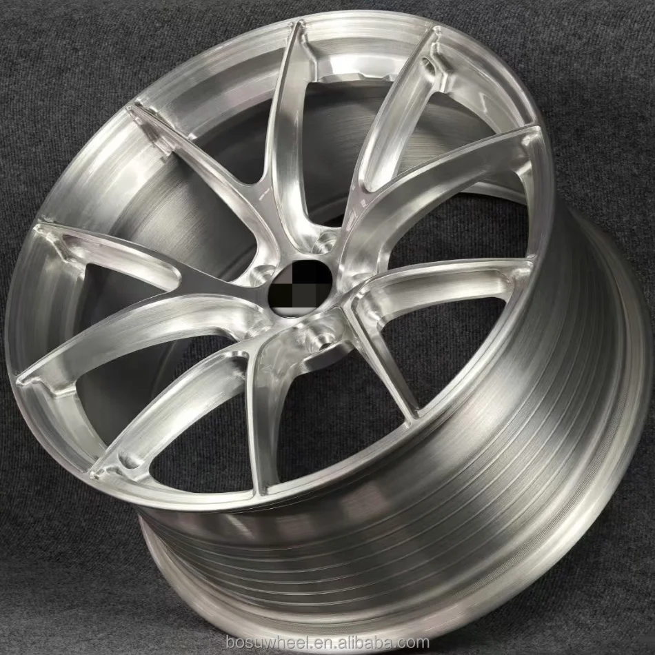 5-Spoke Forged Wheels Silver Finish Custom Sizes 15-26 InchW205,W213,W166,X156,W257
