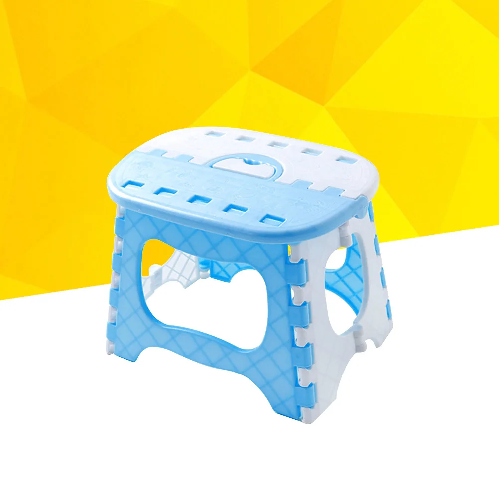 

Plastic Fishing Stool Chair Portable Foldable Step Furniture Adult Strong Bearing Capacity Storage Convenient Indoor