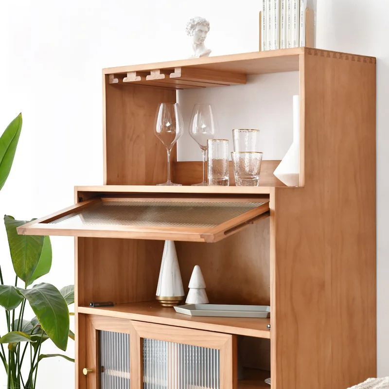 Upper Tableware Living Room Cabinet Wine Glass Mobile Useful Dining Side Cabinet High Support Home Furniture Armadio XY40GZ