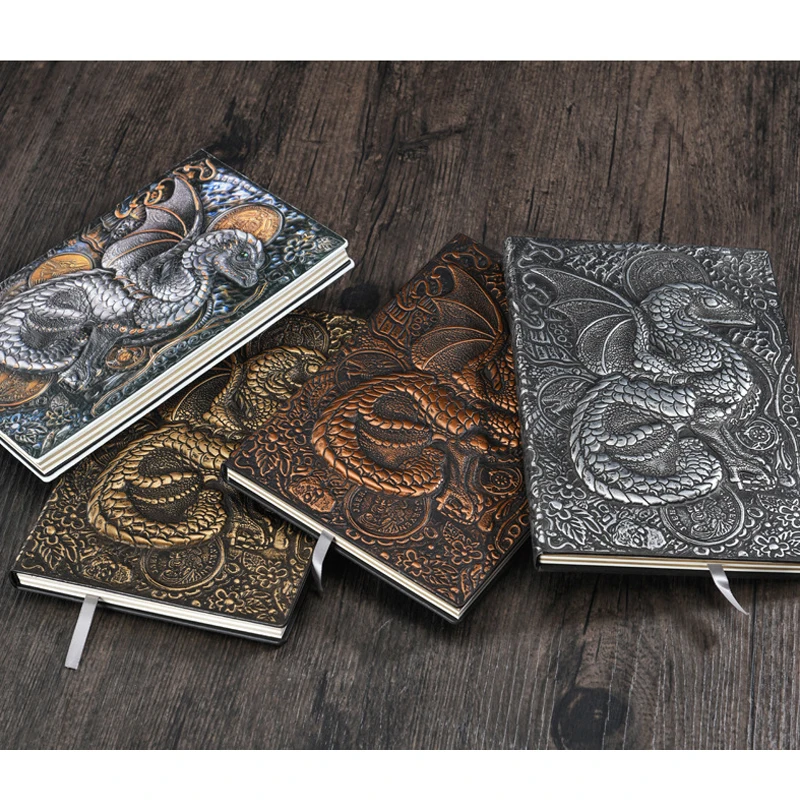 Dainayw 3D Stereo Flying Dragon A5 Notebook Journals Notepads Diary Note Book Paper Art Office School Supplies Gift