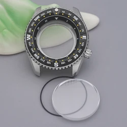 Prostex SNR025 Watch Case Sapphire Glass Clear Back NH35 Case Compatible with NH35 NH36 5R65 5R66 Movement 28.5mm Dial Case Part
