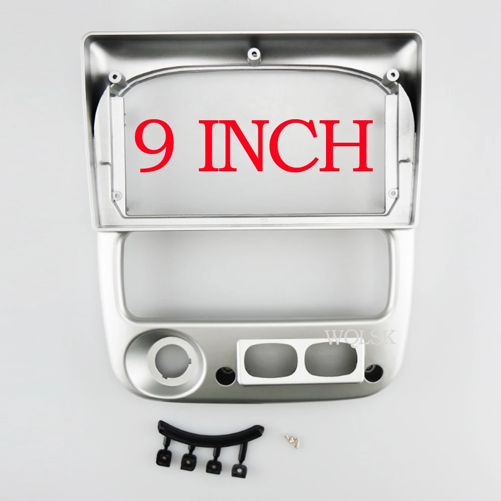 9 Inch Fascia For Kia Rio Qianlima 2004-2006 Car Radio Stereo 2Din Head Unit Panel DVD GPS MP5 Android Player Dash Frame Install