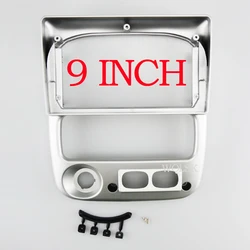 9 Inch Fascia For Kia Rio Qianlima 2004-2006 Car Radio Stereo 2Din Head Unit Panel DVD GPS MP5 Android Player Dash Frame Install