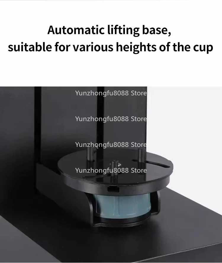 

Автоматическая машина для запечатывания пластиковых банок с регулируемым основанием для кофейни, невращающееся устройство для запечатывания домашних животных с сенсорным экраном