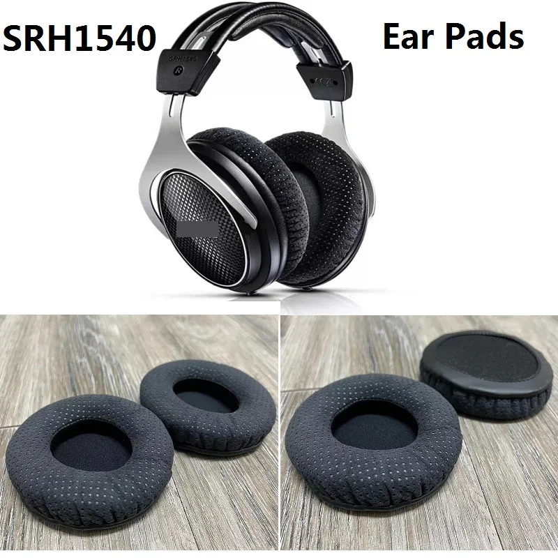 100% Original Ear pads For SHURE SRH1540 HIFI monitoring Headphones Replacement Ear covers Ear cushions microfiber material