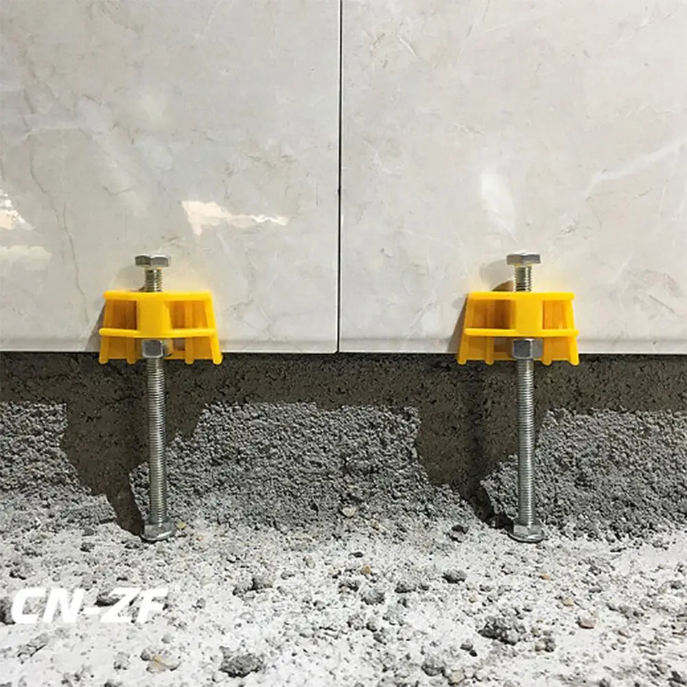 New Manual tile Locator Wall Tiles regulator Height Adjustment Positioner Leveler Ceramic Fine Thread Rising Construction Tool