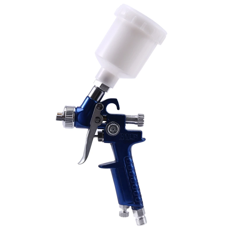 New 1.0MM Nozzle H-2000 Professional HVLP Spray Gun Mini Air Paint Spray Guns Airbrush For Painting Car Aerograph
