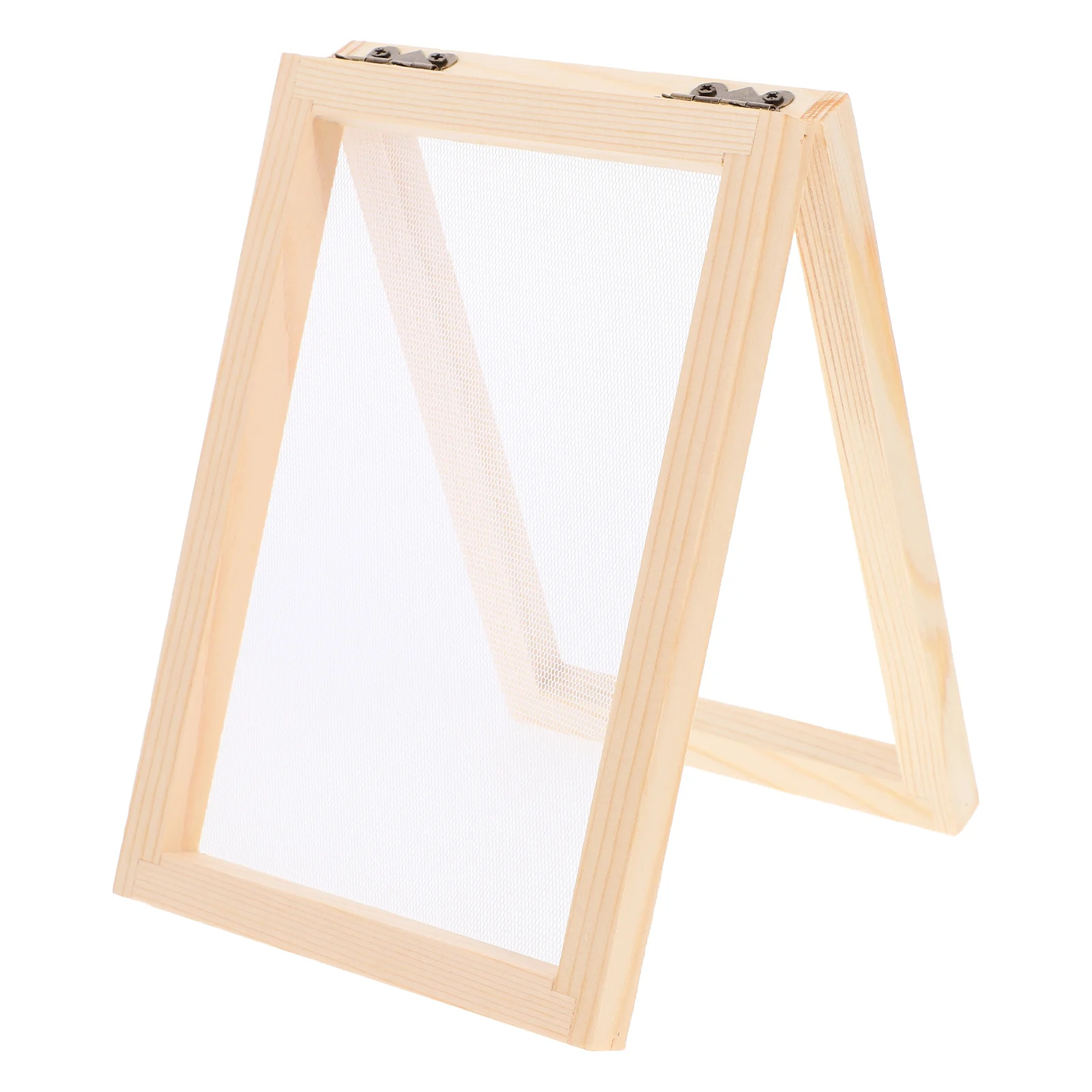 

Wooden Paper Making Frame 30X40Cm Diy Screen Mesh Tool For Kids Handicraft Educational Craft Kit Recycling Project