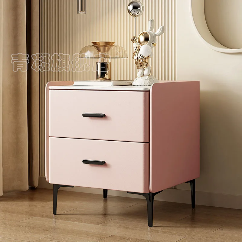 

Luxury Nordic Bedside Table Aesthetic Modern Designer Cheap Creative Small Nightstand Fashion Mesitas De Noche Salon Furniture