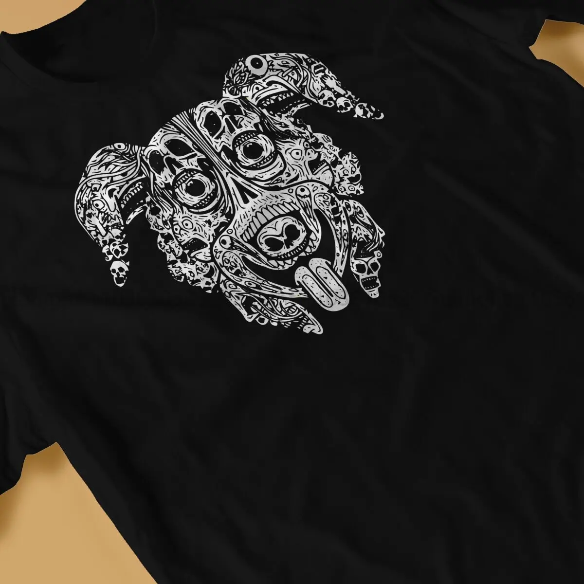 Skull TShirt For Men Mr Pickles Clothing Novelty T Shirt Homme