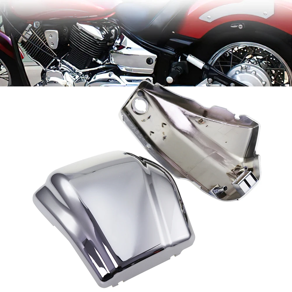 

Motorcycle Left Right Sdie Battery Fairing Covers For Yamaha Dragstar V-Star XVS1100 Classic Custom 1999-2011 2010 2009 2008