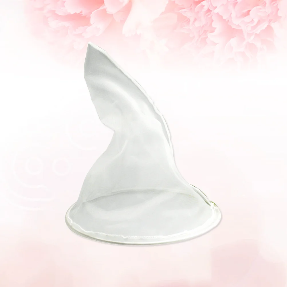 

2Pcs Cone Reusable Nylon Mesh Honey Filter Bags Fine Food Strainers for Beekeeping Nut Milk Tea Herbal Juice Cheese Making