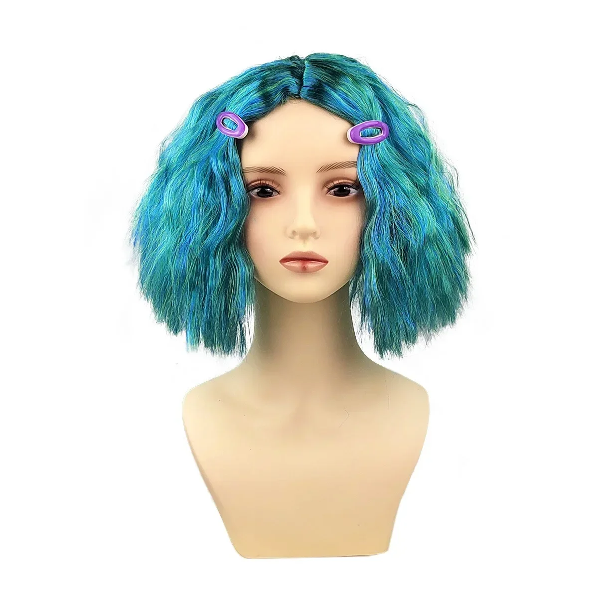 Parrucca per feste per trucco Parrucca per squadra spia cosplay Fascia per mousse Lele Disliking Parrucca per personaggi anime Parrucca per costumi da festa di Halloween