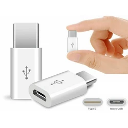 Usb tipo c fêmea para micro usb adaptador macho conector tipo-c para micro usb 2.0 adaptador de carregador para samsung xiaomi huawei telefone