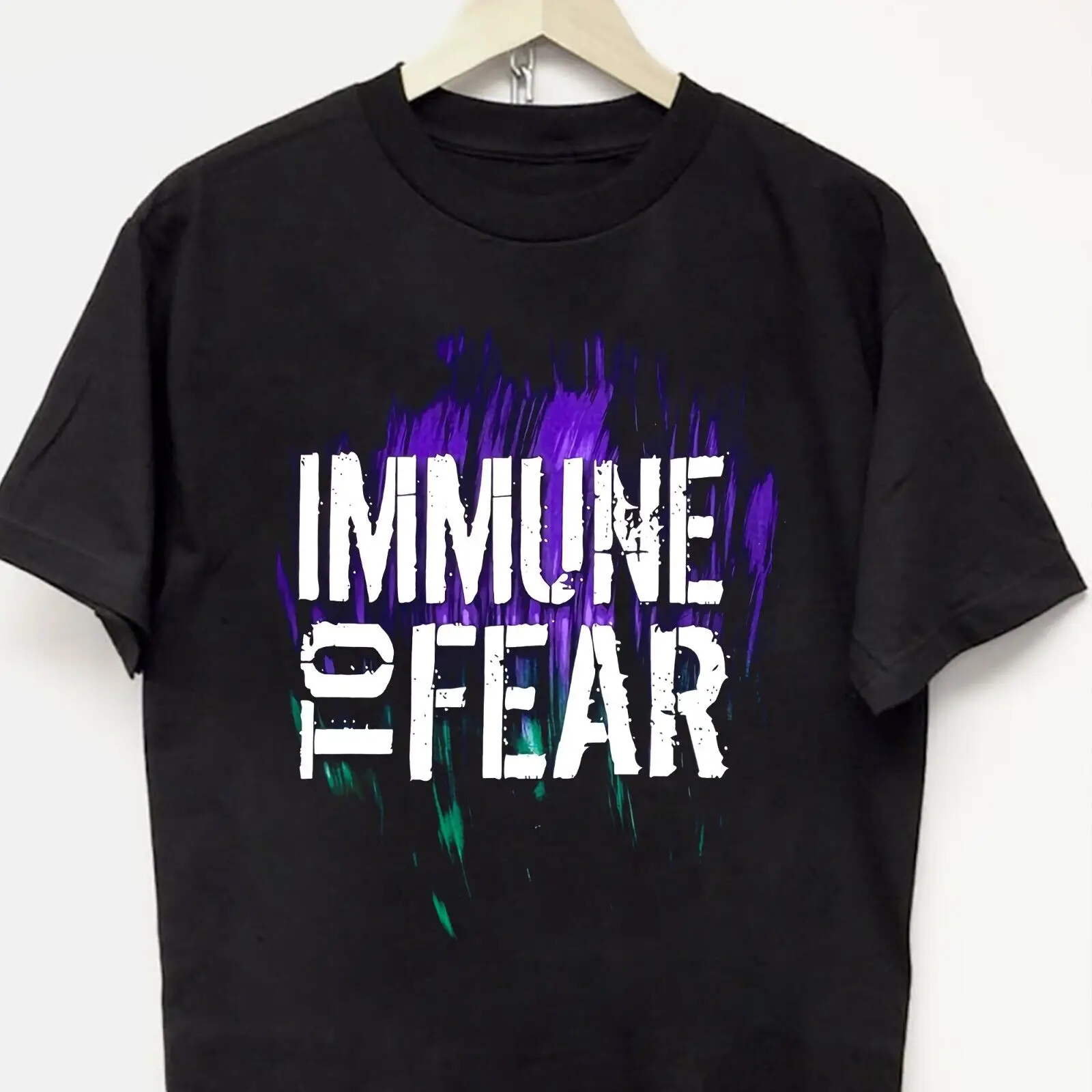 Jeff Hardyy T Shirt. 2009 Deadstock Jeff Hardyy Immune To Fear T-shirt