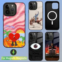 Bad Bunny Music Phone Case For iPhone 15,14,13,12,11,Plus,Pro,Max Mini Magsafe Magnetic Wireless Charging