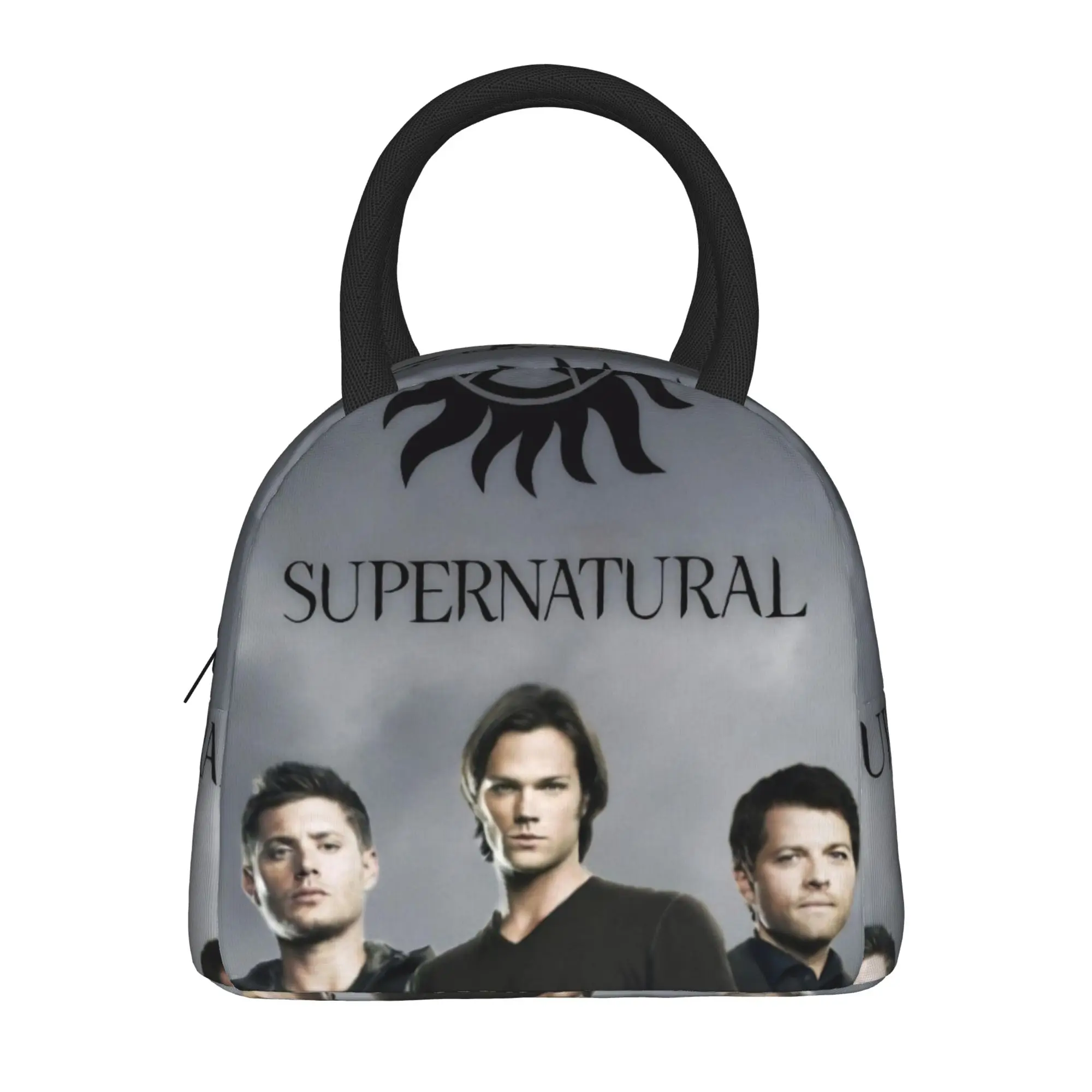 

Сумка для обеда Dean Winchester Supernatural Television, забавная сумка для обеда, дорожная термосумка, сумки-тоуты для женщин, сумка-холодильник из оксфордской ткани