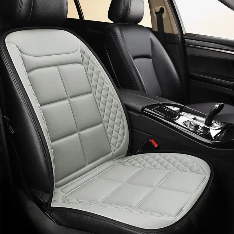 24V/12V Heated Car Seat Cushion Cover Seat Heater Warmer Seat Cover Winter Household Cushion Car Driver Heated Seat Cushion Pad