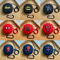 Silicone Cartoon Soft Case for QCY MeloBuds N30 Wireless Bluetooth Earphone Protective Case with Keyring
