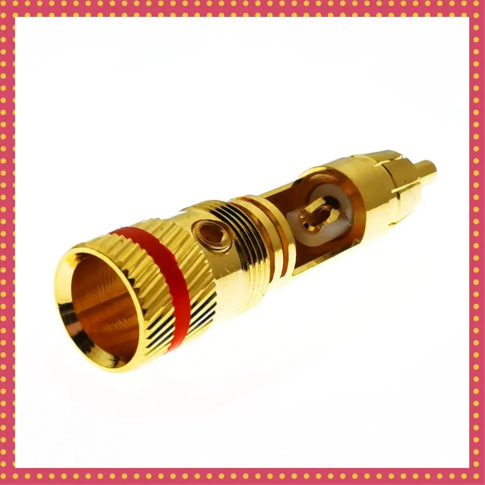 

B74A 2X WBT-0144 Gold Plated For RCA Plug For RCA Plug-In Type AV Audio And Video Plug Video Plug Connector