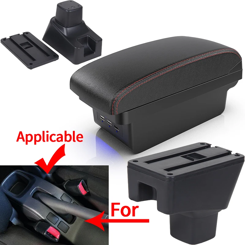 For Suzuki SX4 car armrest interior modification car armrest box storage box car supplies interior details USB