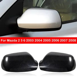 For Mazda 2 3 6 2003 2004 2005 2006 2007 2008 Replacement Rearview Side Mirror Cover Wing Cap Exterior Door Rear View Case Trim