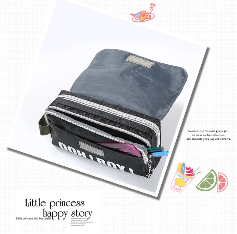 CHEN LIN 1Pc Woodland Camouflage Pencil Case per ragazzi multifunzione di grande capacitร Pen Bag Military Army Camo Pen Box Stationery