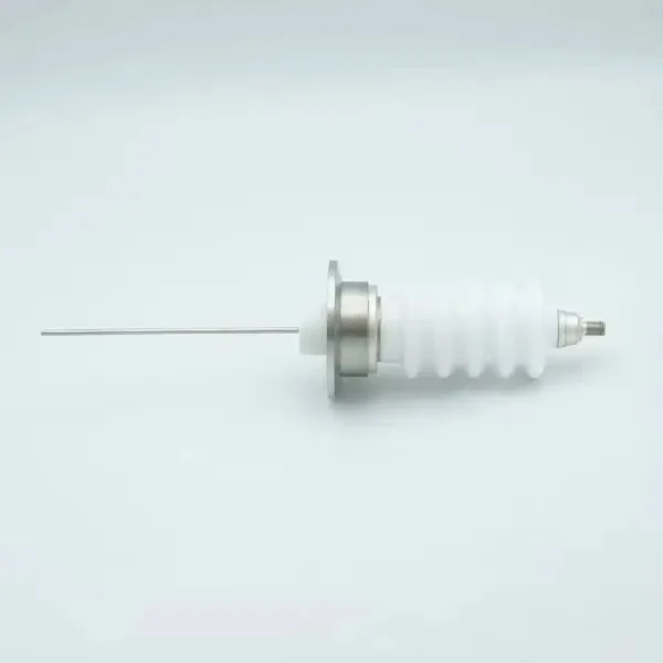 Ceramic Metallization Seal CF50 Electrode Flange Insulation Seal High Voltage Feedthrough Connection Device Conductive Post