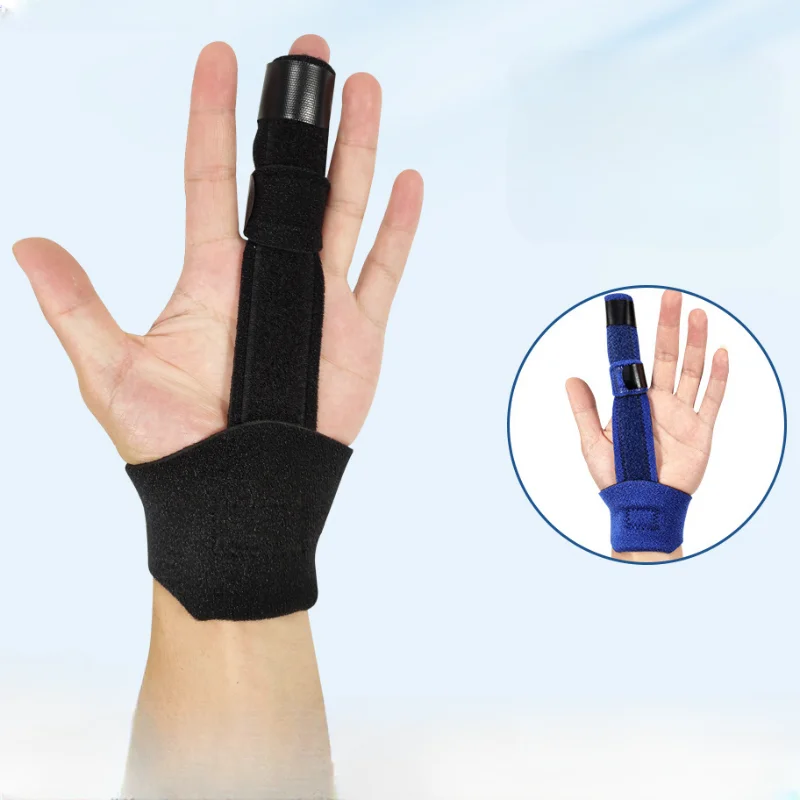 Attelle de doigt réglable pour soins du pouce, attelle de doigt, stabilisateur de soutien, alliage d'aluminium intégré, fixe l'arthrite, instituts de soins de santé, 1 pièce