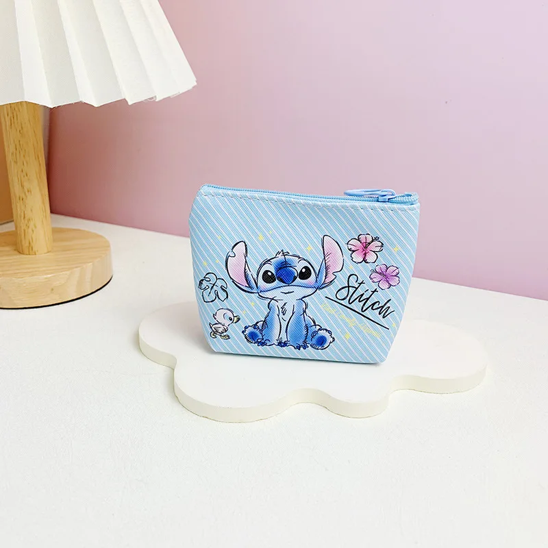 Disney Stitch กระเป๋าสตางค์ขนาดเล็กอะนิเมะ Lilo & Stitch น่ารัก Mini กระเป๋าสตางค์ผู้หญิงกระเป๋าเหรียญเด็กของขวัญเงินกระเป๋า